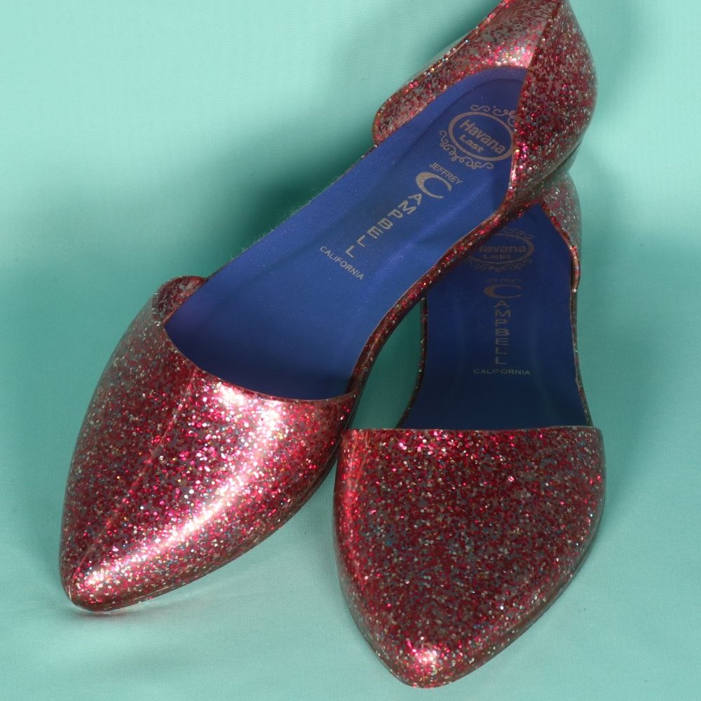 Jeffrey Campbell Pink "Jelly Love" Flats